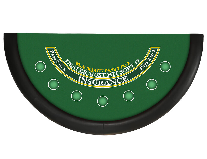 Sukno - Całkowicie nowy projekt na stole w kształcie BJ